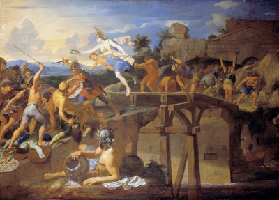 Horatius Cocles verteidigt die Brücke von Charles Le Brun